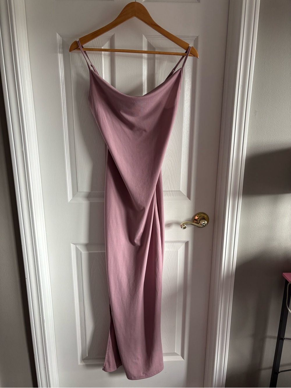 Women’s Purple Form-Fitting Tank Dress